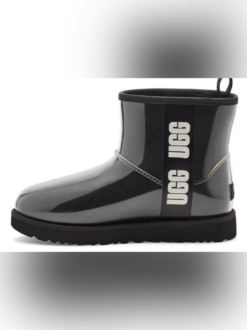UGG Classic Clear Mini Boot Black 7 NWT Model 1113190- BLK